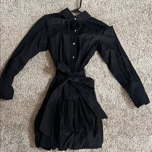 Black Shirt Dress